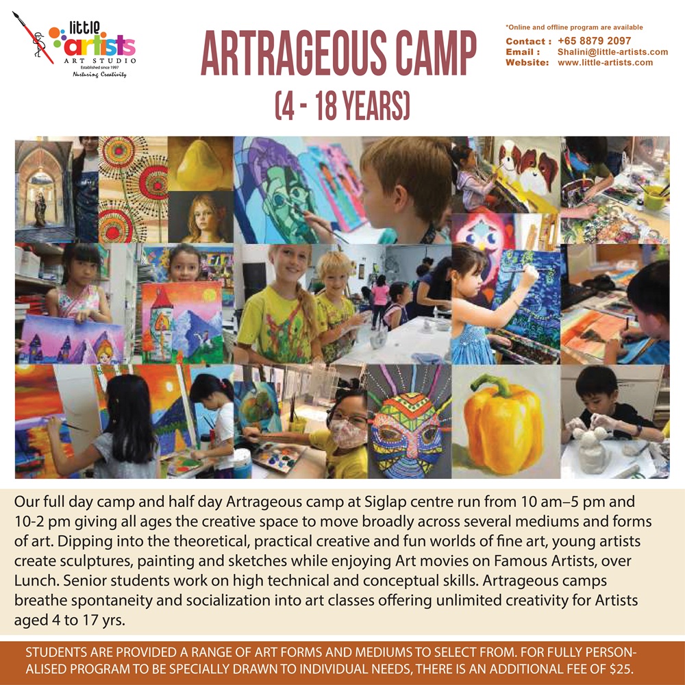 Artrageous Camps – Singapore Summer Camp for Ages 4–17